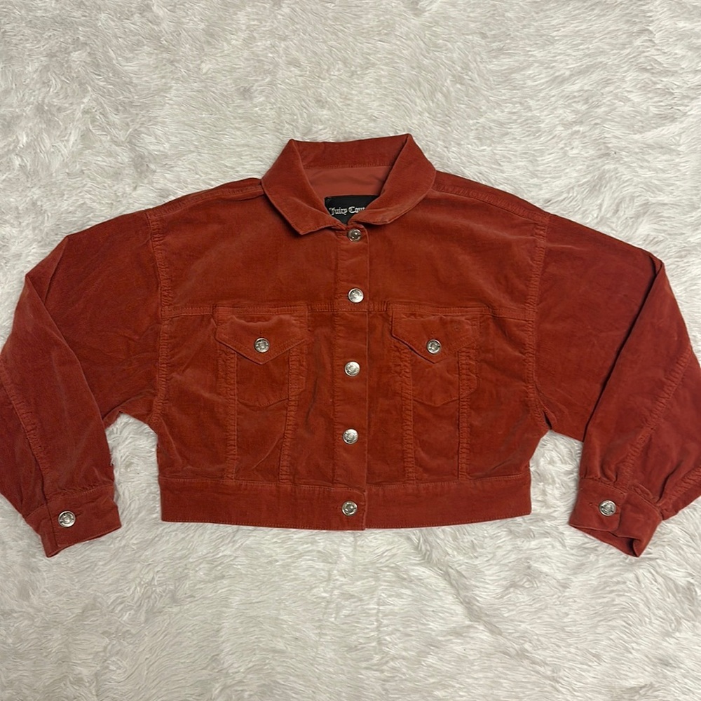 Juicy Couture Burnt Orange Corduroy jacket
